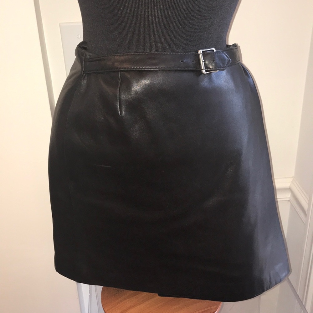 NWT Banana Republic leather skirt - Picture 1 of 8